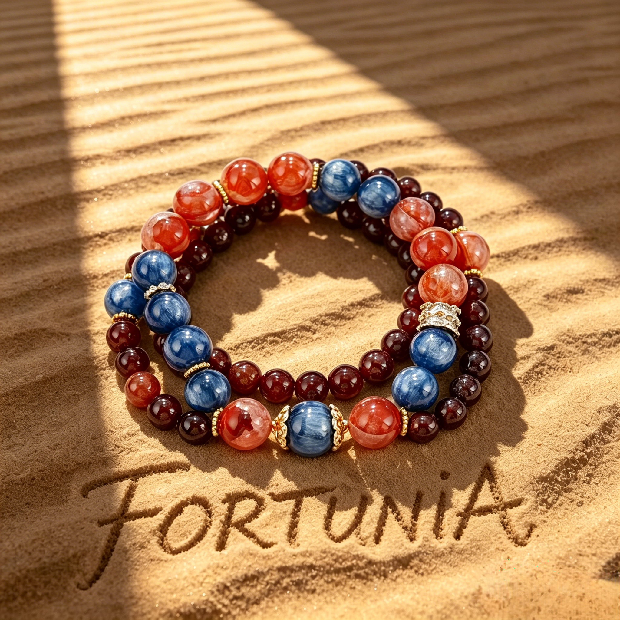 Fortunia Custom Desert Gem Bracelet — Fix Leaking Wealth & Refresh Your July Luck
