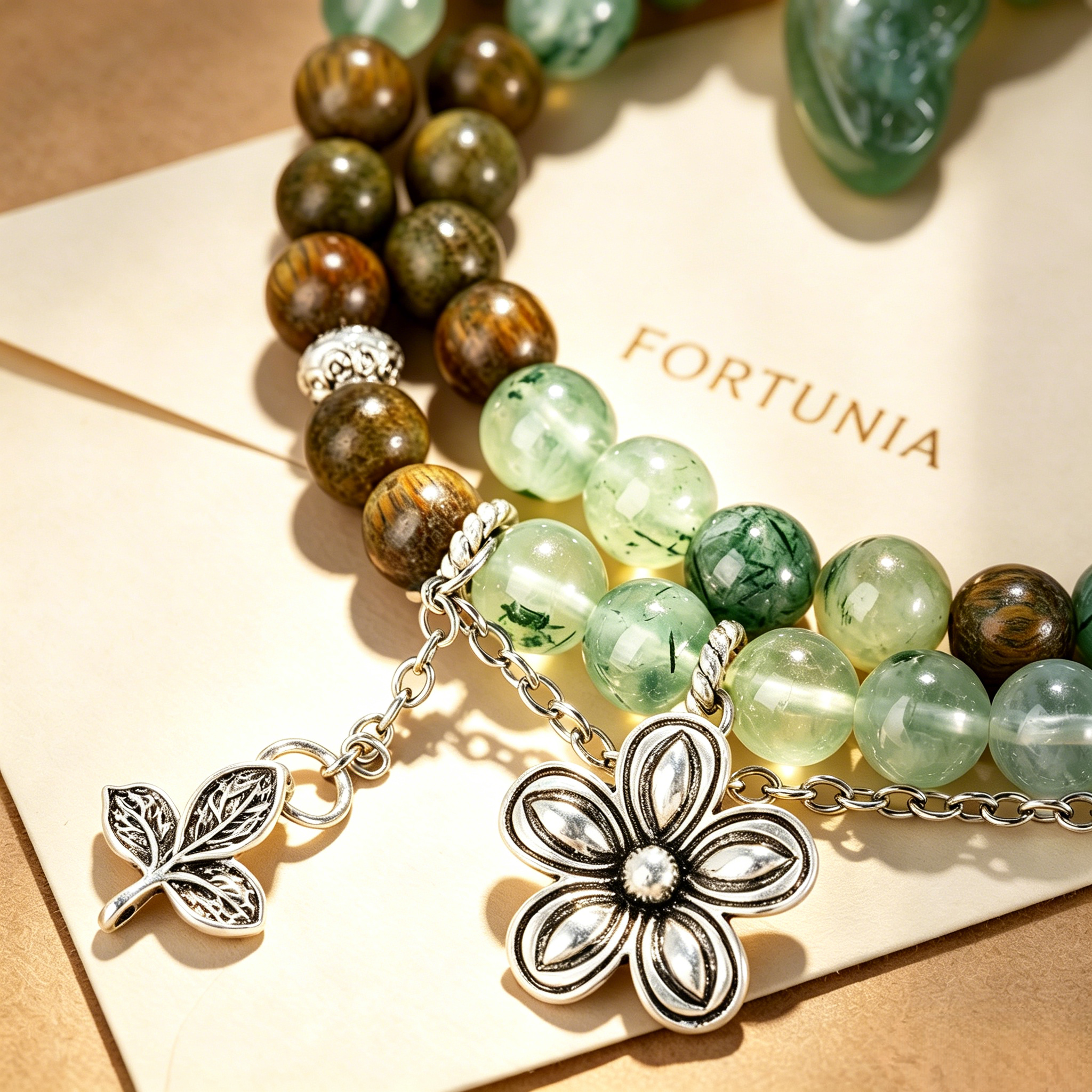 Fortunia Sacred Lotus Butterfly Water Element Talisman Bracelet For Women | Aura Lock Clean Turbid Aura Relieve Inner Chaos Boost Gentle Charm & Long-Term Abundance